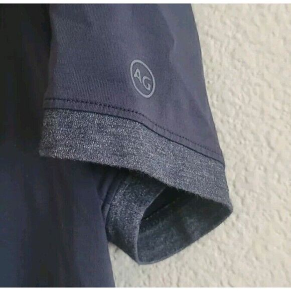 AG Adriano Goldschmied Green Label Premium Polo Shirt Blue Men's Size S - Picture 6 of 7